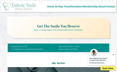 yourestheticsmile.com screenshot