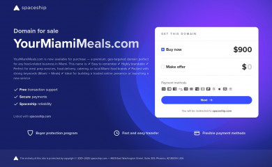 yourmiamimeals.com screenshot