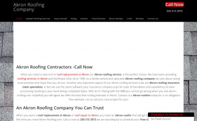 yourohioroofers.com screenshot