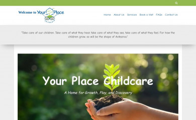 yourplacechildcare.co.nz screenshot