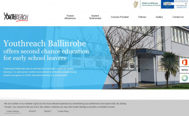 youthreachballinrobe.ie screenshot