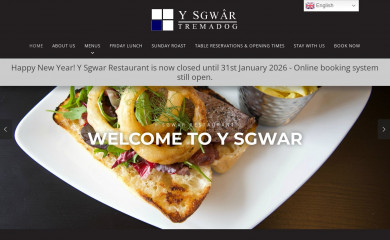 ysgwar-restaurant.co.uk screenshot