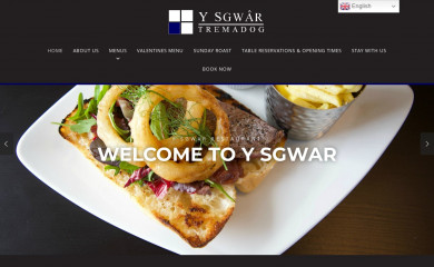 ysgwar-restaurant.co.uk screenshot