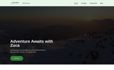 zucatours.com screenshot