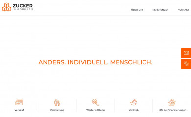 zucker-immobilien.de screenshot