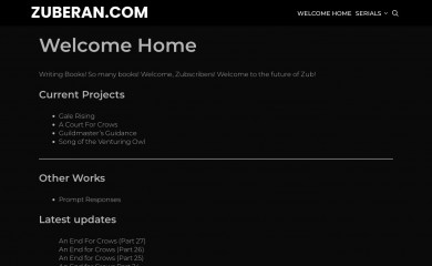 zuberan.com screenshot