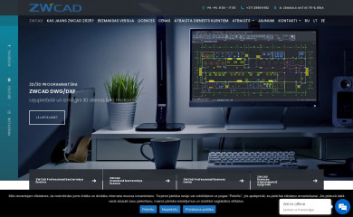 zwcad.lv screenshot