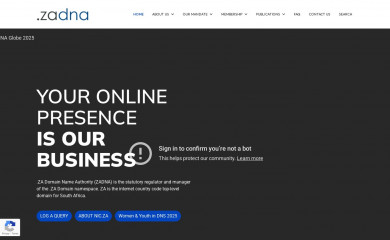 zadna.org.za screenshot