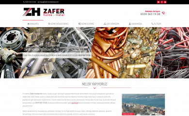 zaferhurdametal.com screenshot
