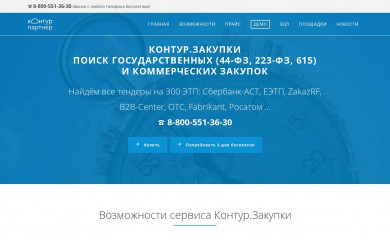 http://zakupki-kontur.ru screenshot
