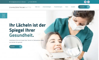 zahnzentrum-mitte.de screenshot