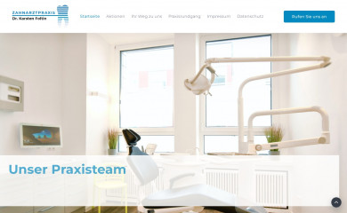 zahnarzt-foltin.de screenshot