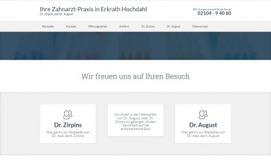 zahnarzt-hochdahl.de screenshot