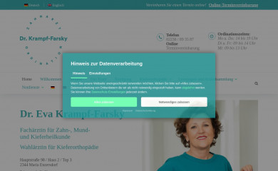 zahnarzt.at screenshot