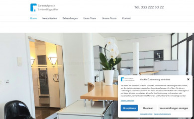 zahnarztinthun.ch screenshot