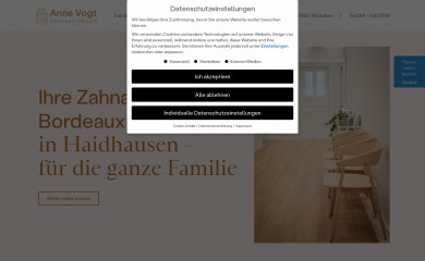 zahnarztpraxis-anne-vogt.de screenshot