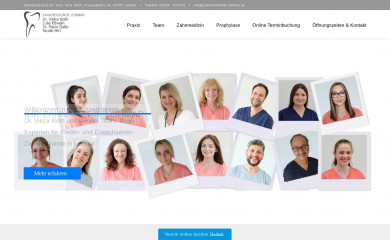 zahnheilkunde-lohmar.de screenshot