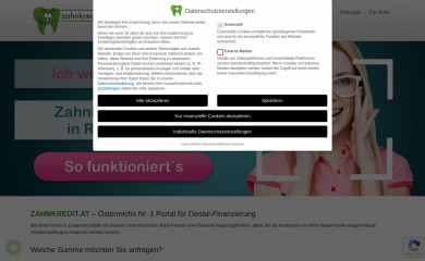 zahnkredit.at screenshot
