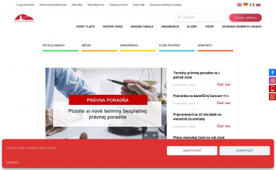 zahorskabystrica.sk screenshot