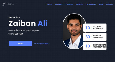 zaibanali.com screenshot