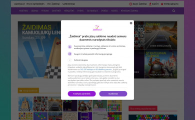 zaidimai.lt screenshot