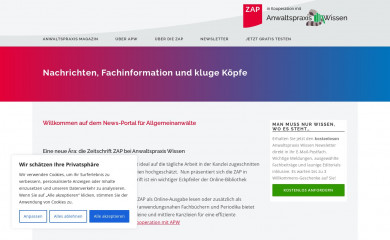 zap-zeitschrift.de screenshot