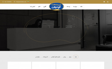 zarinmihan.com screenshot