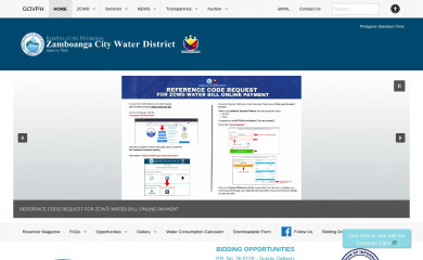 zcwd.gov.ph screenshot