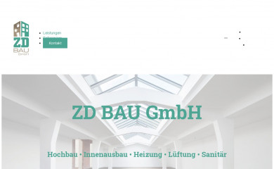 zdbau.de screenshot