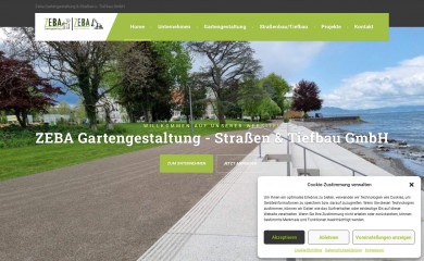 zeba-gartengestaltung.de screenshot