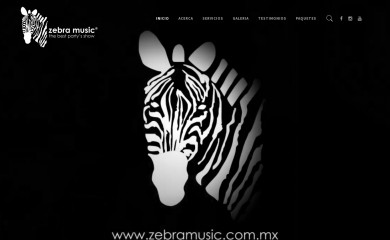 zebramusic.com.mx screenshot