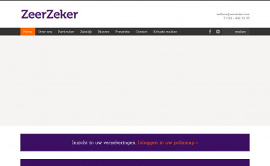 zeerzeker.com screenshot
