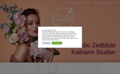 zeitbluete.de screenshot
