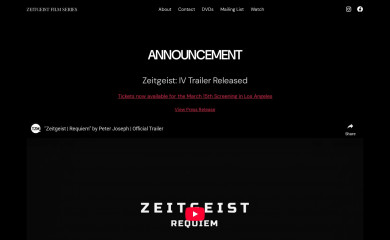 zeitgeistmovie.com screenshot