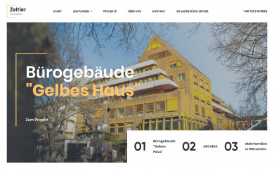 zeitler-architekten.de screenshot