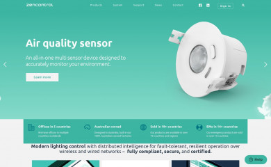 zencontrol.com screenshot