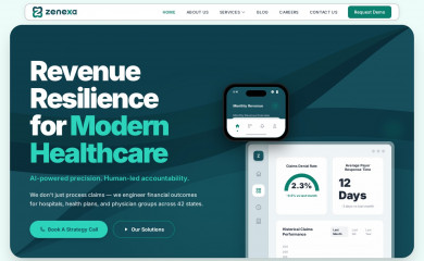zenexainfotech.com screenshot