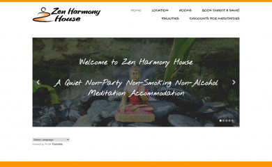 zenharmonyhouse.com screenshot