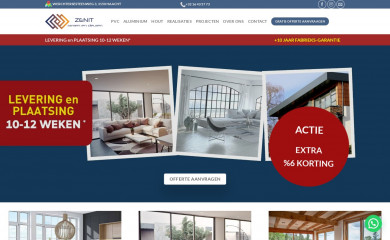 zenit-ramenendeuren.be screenshot