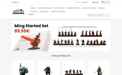 zenitminiatures.es screenshot