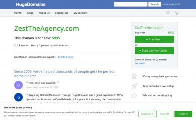 zesttheagency.com screenshot