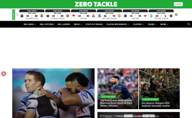 zerotackle.com.au screenshot