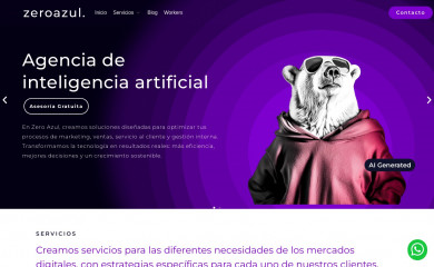 https://zeroazul.com screenshot
