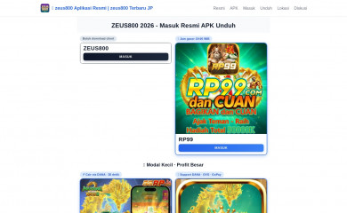 zeus800.org screenshot
