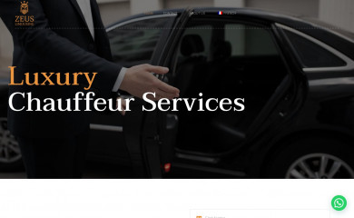 zeus-limousine.com screenshot