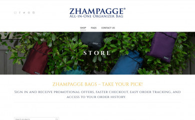 zhampagge.com screenshot