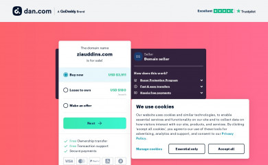 ziauddins.com screenshot