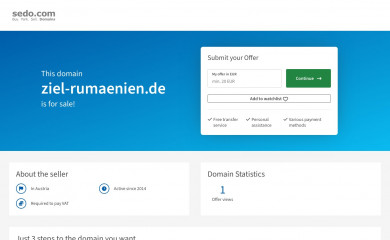 ziel-rumaenien.de screenshot