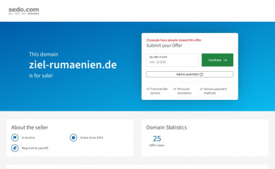 ziel-rumaenien.de screenshot
