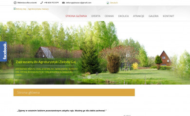 zielonygaj.com.pl screenshot